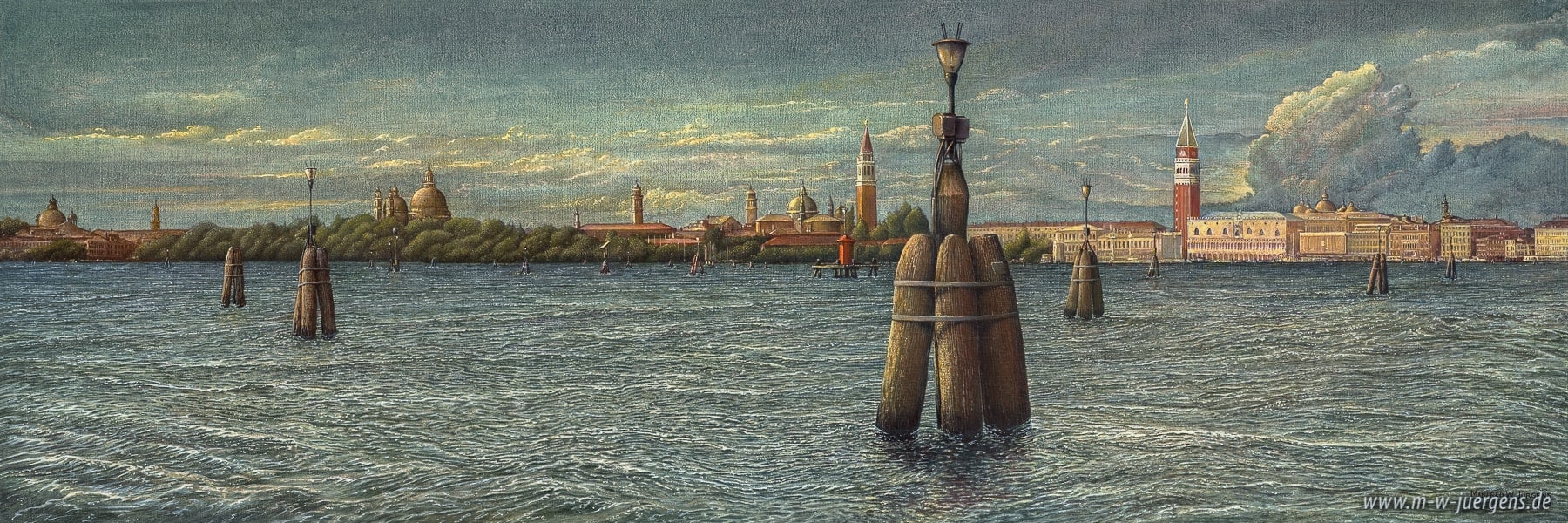 Venezia, Realistische Malerei, Manfred W. Jürgens