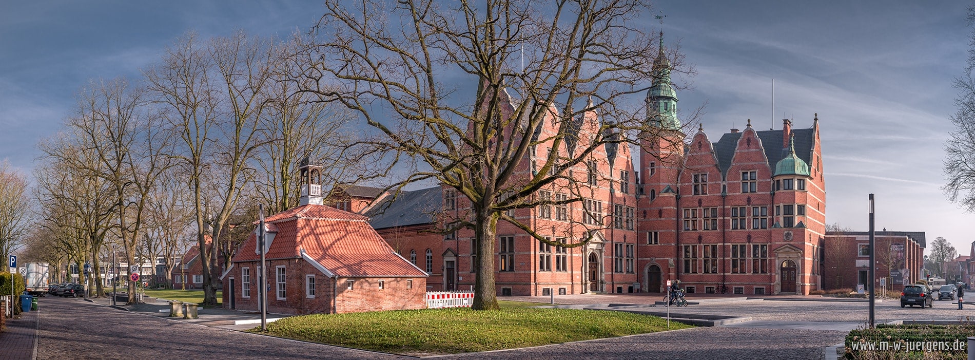 Ostfriesische Landschaft, Realistische Malerei, Manfred W. Juergens, Wismar