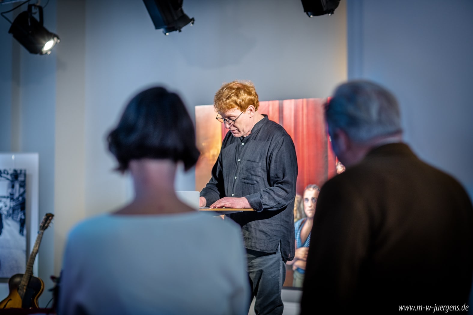 Manfred W. Jürgens, Filmkunstfest Schwerin Filmfest 2021, Ulrich Tukur, Ausstellung Fotografie Malerei, Sparkasse Mecklenburg Schwerin, Historische Kundenhalle