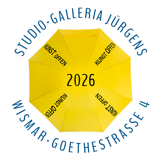 KunstOffen, Kunst Offen, Kunst:Offen 2026 a Wismar, Atelier-Galerie Jürgens, Pittura di Manfred W. Jürgens