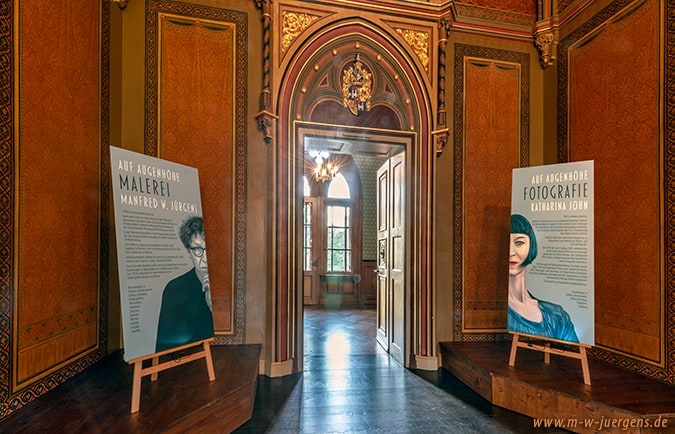 Ausstellungen Schloss Evenburg Leer, Kunst in Ostfriesland, Fotografie und Malerei, Katharina John, Manfred W. Jürgens, Auf Augenhöhe