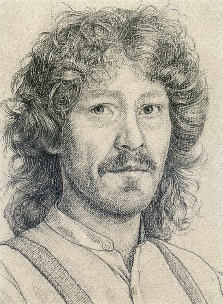 Manfred W. Jürgens Selbstbildnis 1985