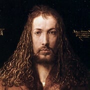© Selbstbildnis im Pelzrock, Albrecht Dürer, 1500, Öl auf Holz, 67 × 49 cm, Alte Pinakothek München