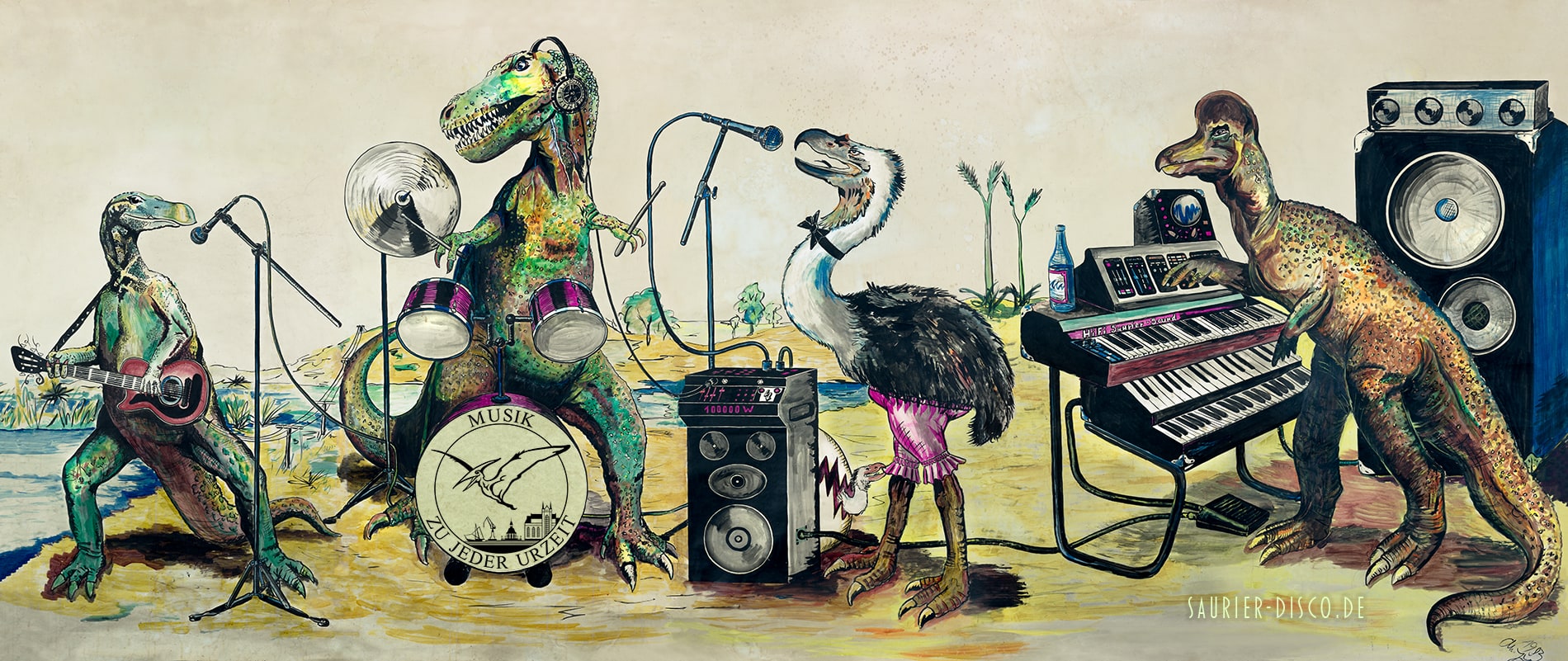 Saurierdisco, Saurier-Disco, Schönhof, Newsletter-Wismar, Manfred W. Jürgens, Herrenhaus Schönhof